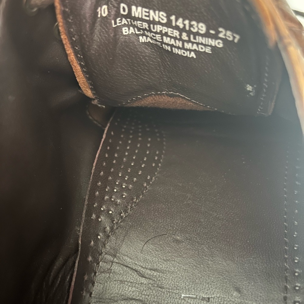 Florsheim  Oxford Dress Shoes Men's Size 10 , Brown Leather - Picture 5 of 7